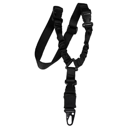 Tactical Airsoft Military Sling Adjustable - Single Point Black