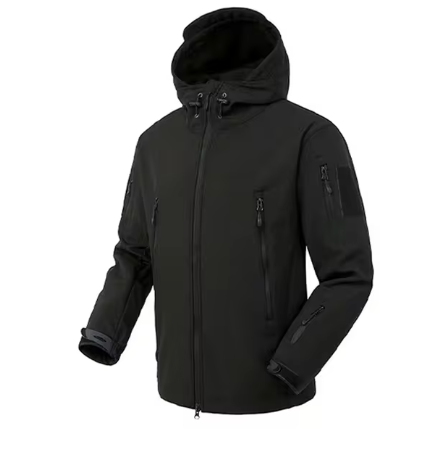 Softshell Tactical Waterproof Jacket - BLACK